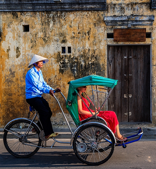 Cyclo In Hoi An Old Town